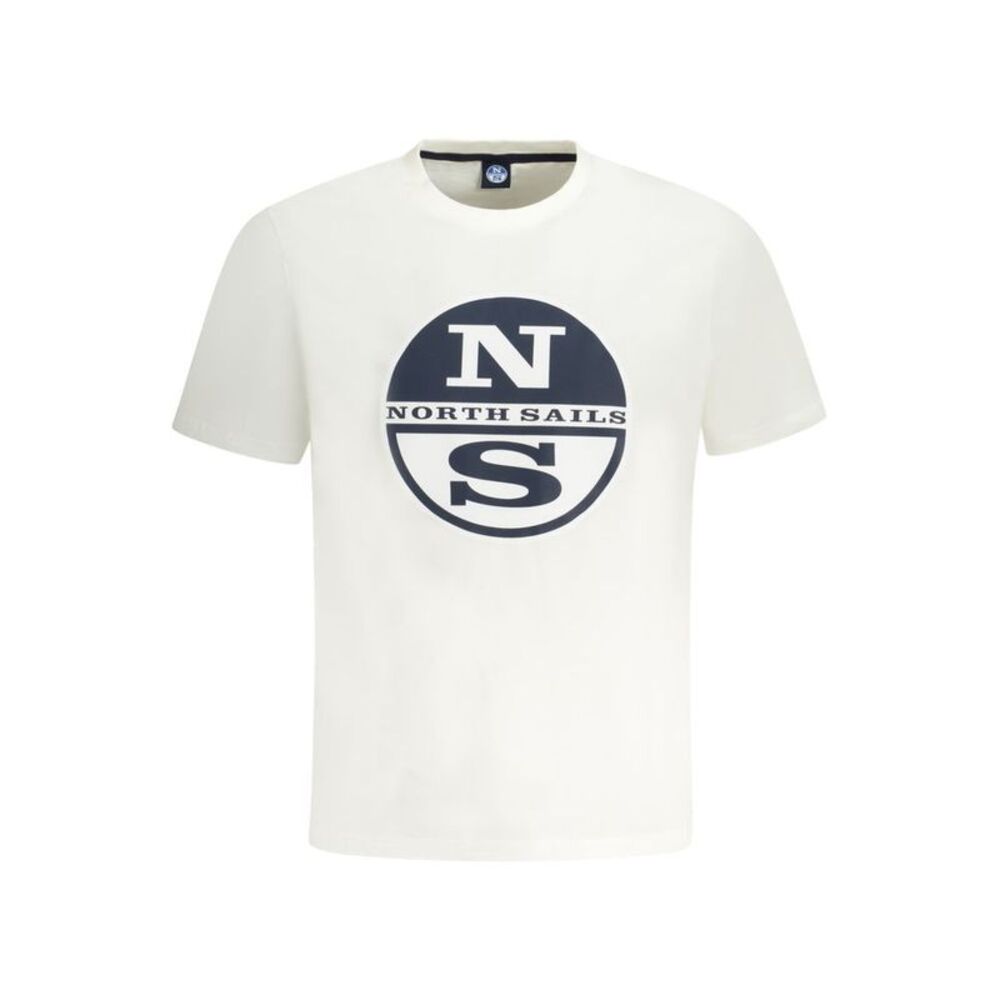 North Sails White Cotton Men Men's T-Shirt